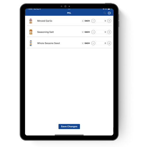 Picklist Check-in